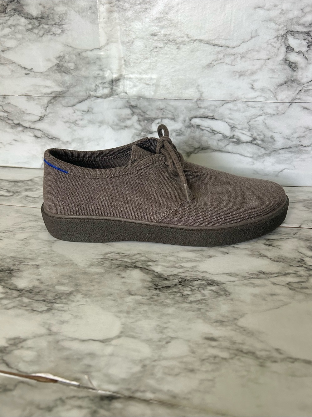 Rothy’s men’s size 11 The Monty Sneakers Lace Up dress shoe Gray Wool Blend Shoe - Picture 8 of 11